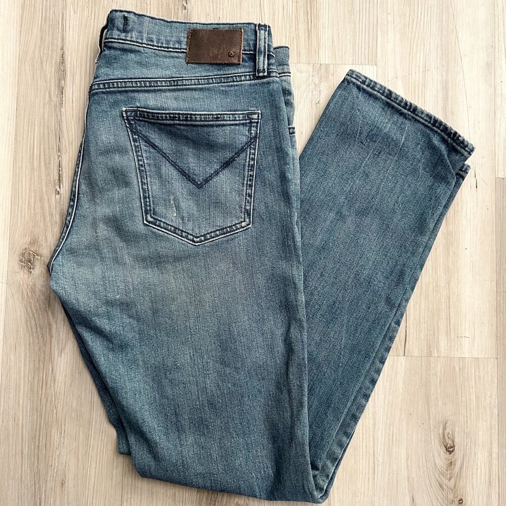 John Varvatos USA Bowery Mens Jeans 34x32 Denim Authentic Classic Straight EUC